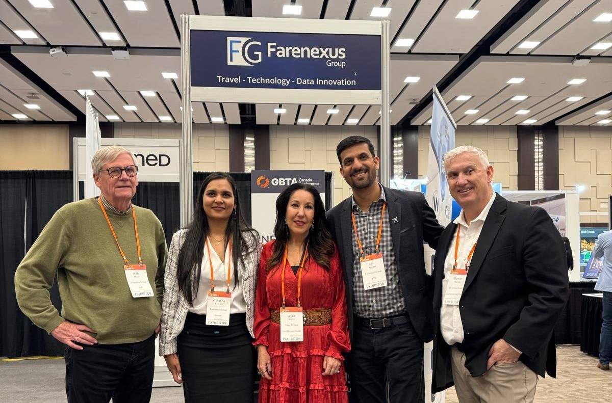 Farenexus team at GBTA Canada conference 2025 in Toronto.